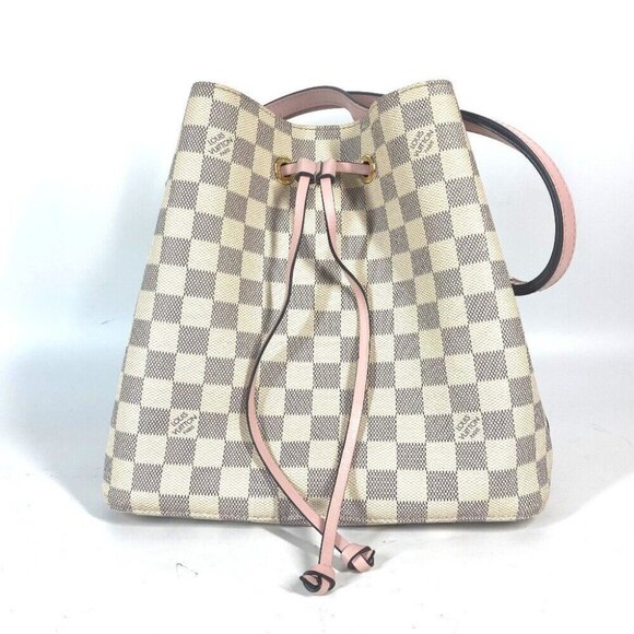 LOUIS VUITTON Damier Azur Neo Noe purse Bucket Shoulder Bag - Picture 1 of 14